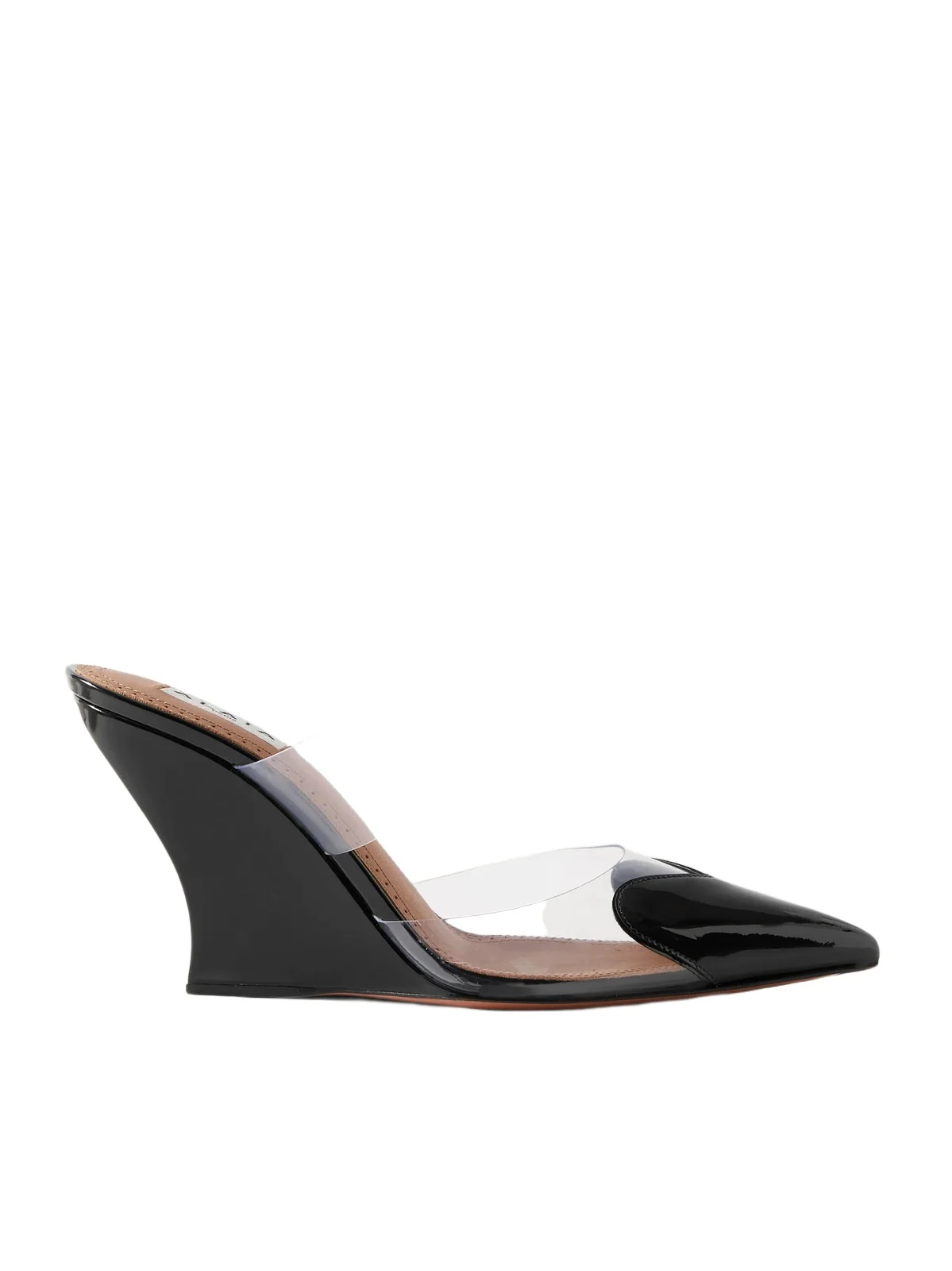 Le Cœur Patent-leather And Pvc Wedge Mules Le Cœur Patent-leather And Pvc Wedge Mules