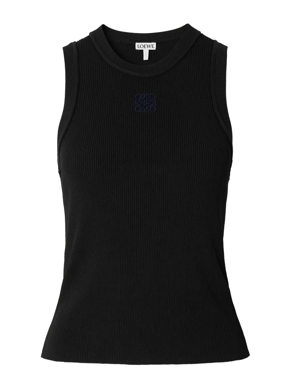 Anagram-embroidered Ribbed Tank Anagram-embroidered Ribbed Tank