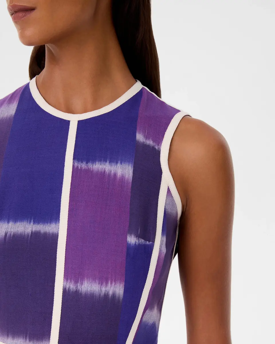 Emporio Sirenuse Clodette Dress in Warp Ikat | Thumbnail 2 Emporio Sirenuse Clodette Dress in Warp Ikat | Thumbnail 2