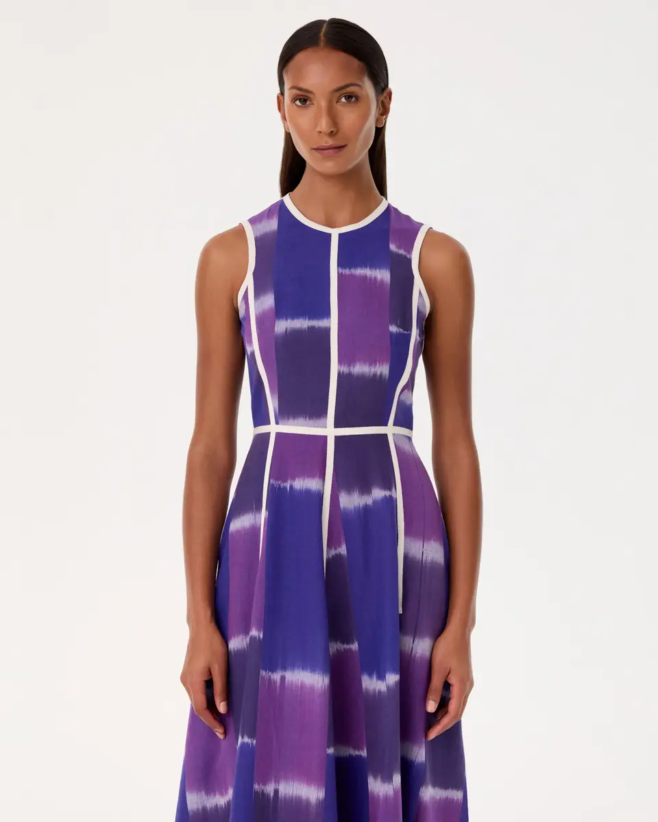 Emporio Sirenuse Clodette Dress in Warp Ikat | Thumbnail 3 Emporio Sirenuse Clodette Dress in Warp Ikat | Thumbnail 3