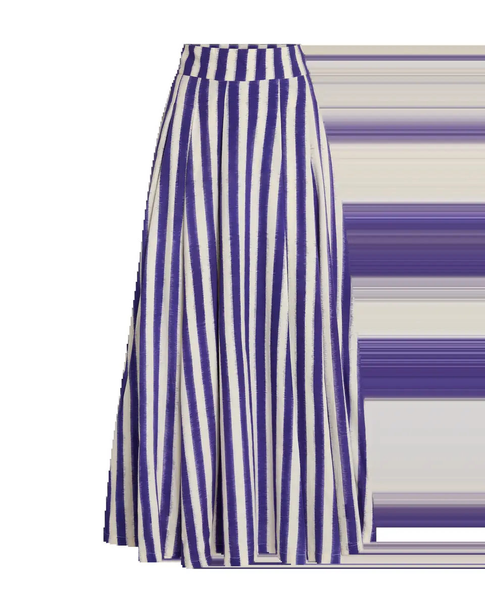Emporio Sirenuse Flaminia Skirt in Ikat Stripes | Thumbnail 11 Emporio Sirenuse Flaminia Skirt in Ikat Stripes | Thumbnail 11