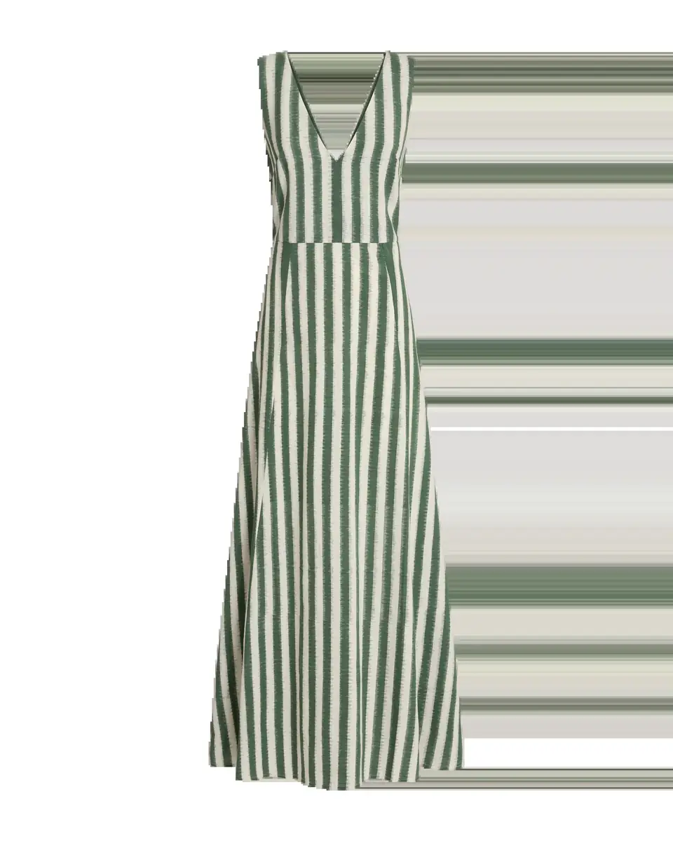 Emporio Sirenuse Nellie Dress in Ikat Stripes | Thumbnail 5 Emporio Sirenuse Nellie Dress in Ikat Stripes | Thumbnail 5