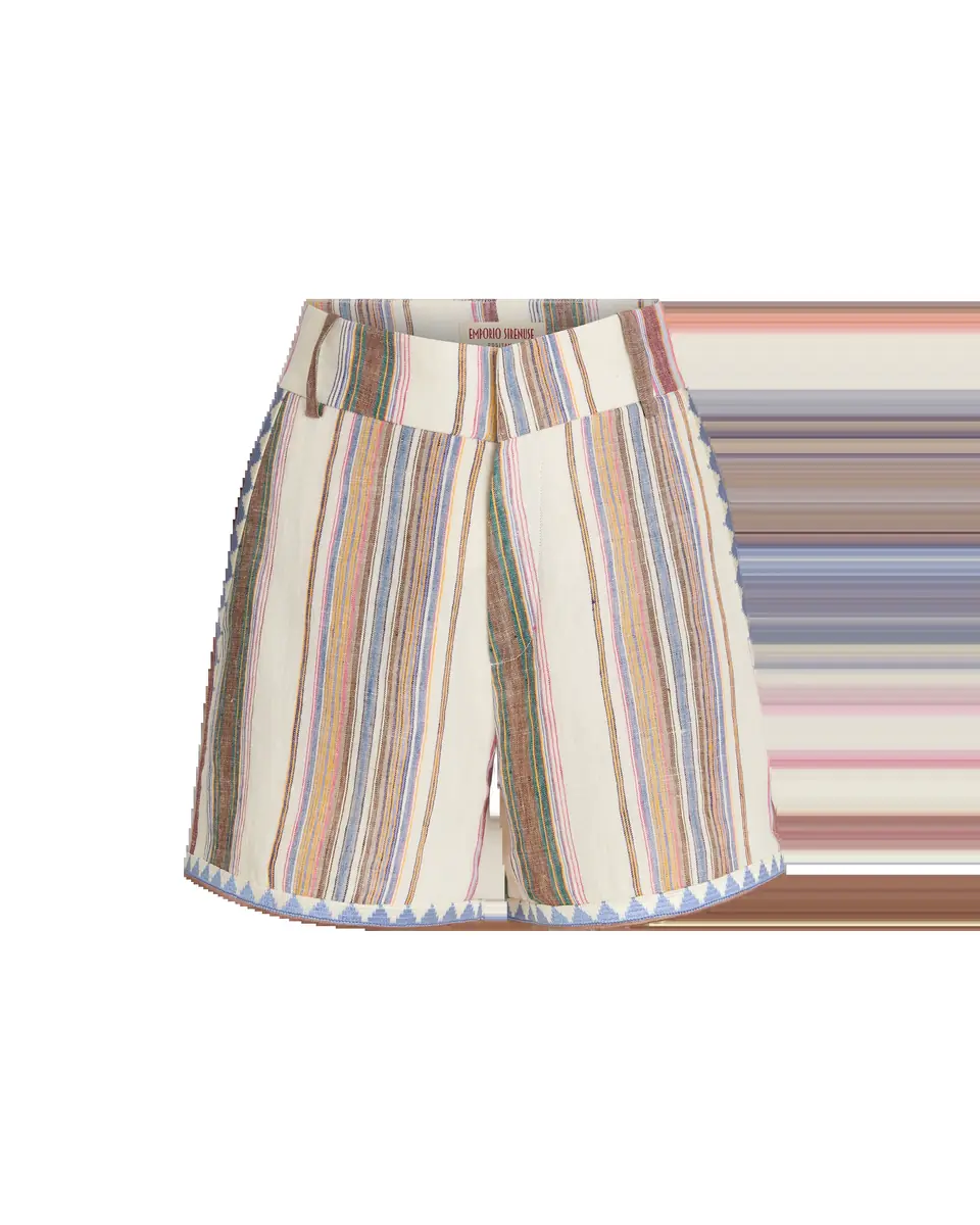 Emporio Sirenuse Shorts in Ping Pong Stripes | Thumbnail 6 Emporio Sirenuse Shorts in Ping Pong Stripes | Thumbnail 6