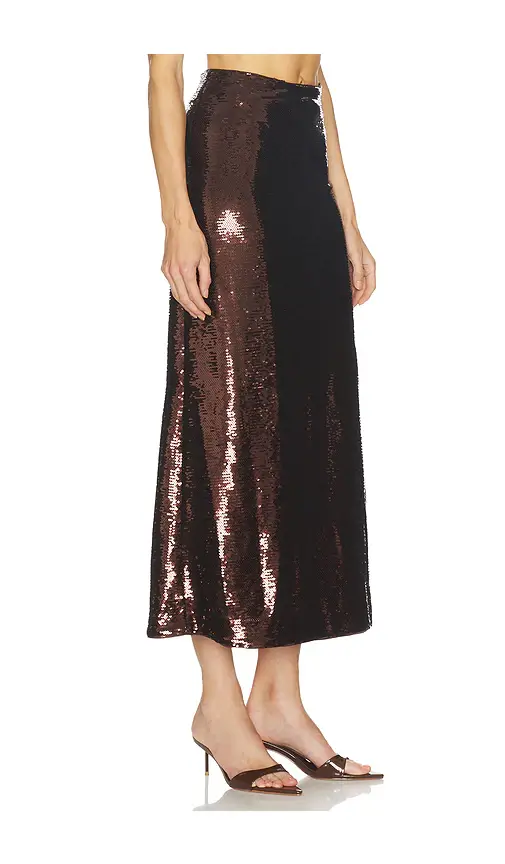 L'Academie Veleda Sequin Maxi Skirt | Thumbnail 2 L'Academie Veleda Sequin Maxi Skirt | Thumbnail 2