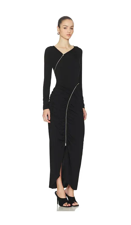 ALLSAINTS Elsie Zipper Dress | Thumbnail 2 ALLSAINTS Elsie Zipper Dress | Thumbnail 2