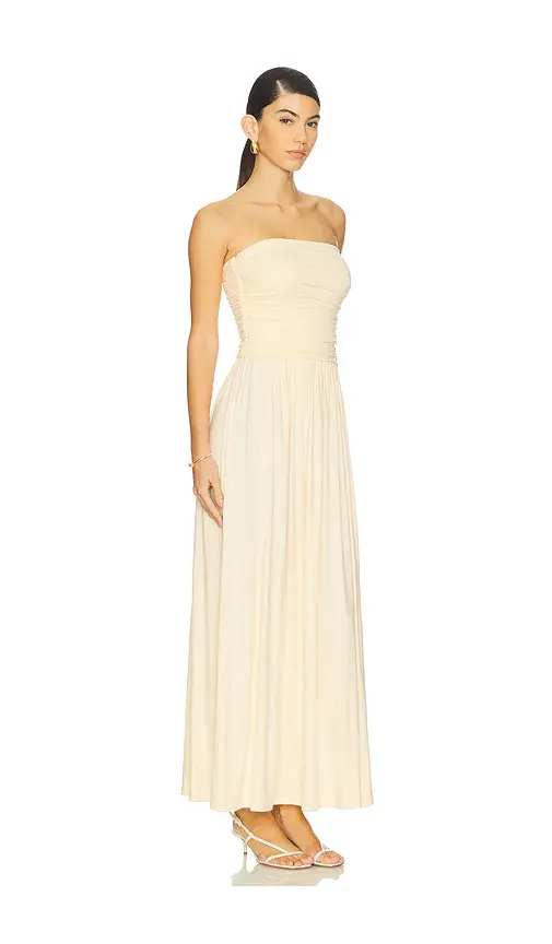Runaway The Label Malone Ruched Strapless Maxi Dress | Thumbnail 2