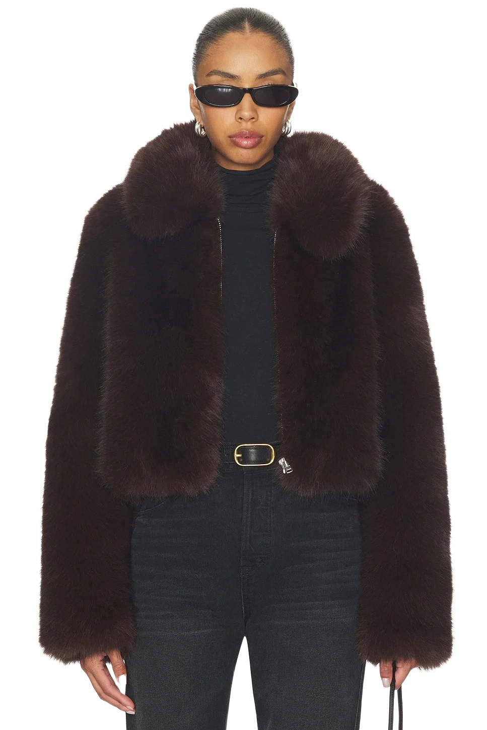 L'Academie Savoie Faux Fur Jacket