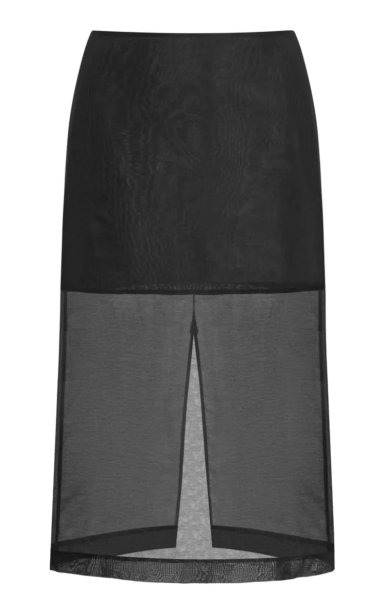 By Malene Birger Esta Cotton-Blend Organza Midi Skirt | Image 1 By Malene Birger Esta Cotton-Blend Organza Midi Skirt | Image 1
