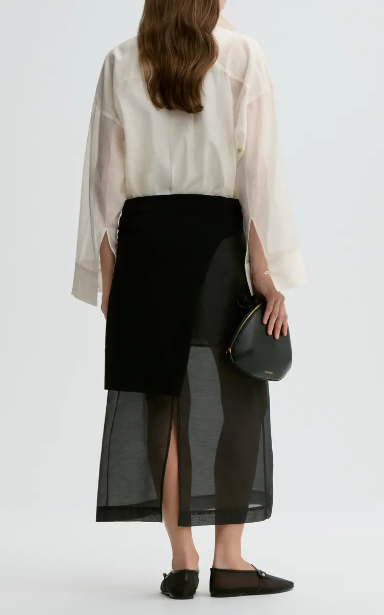 By Malene Birger Derris Cotton-Silk Organza Button-Up Shirt | Thumbnail 3 By Malene Birger Derris Cotton-Silk Organza Button-Up Shirt | Thumbnail 3