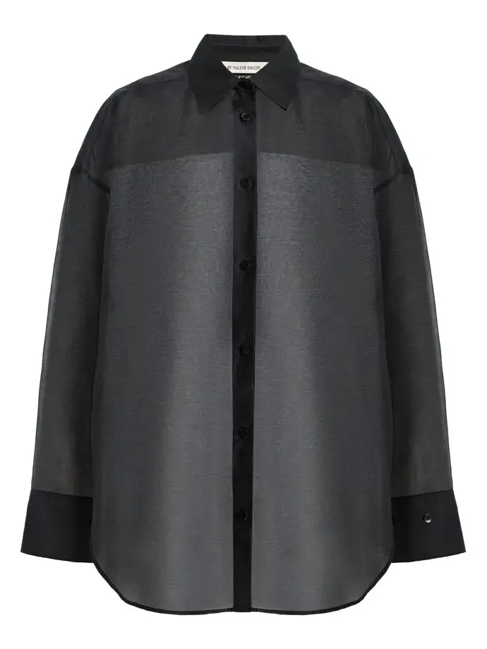 Derris Cotton-Blend Organza Shirt