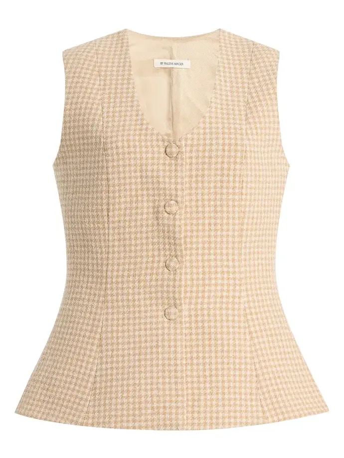 Merlin Button-Front Top