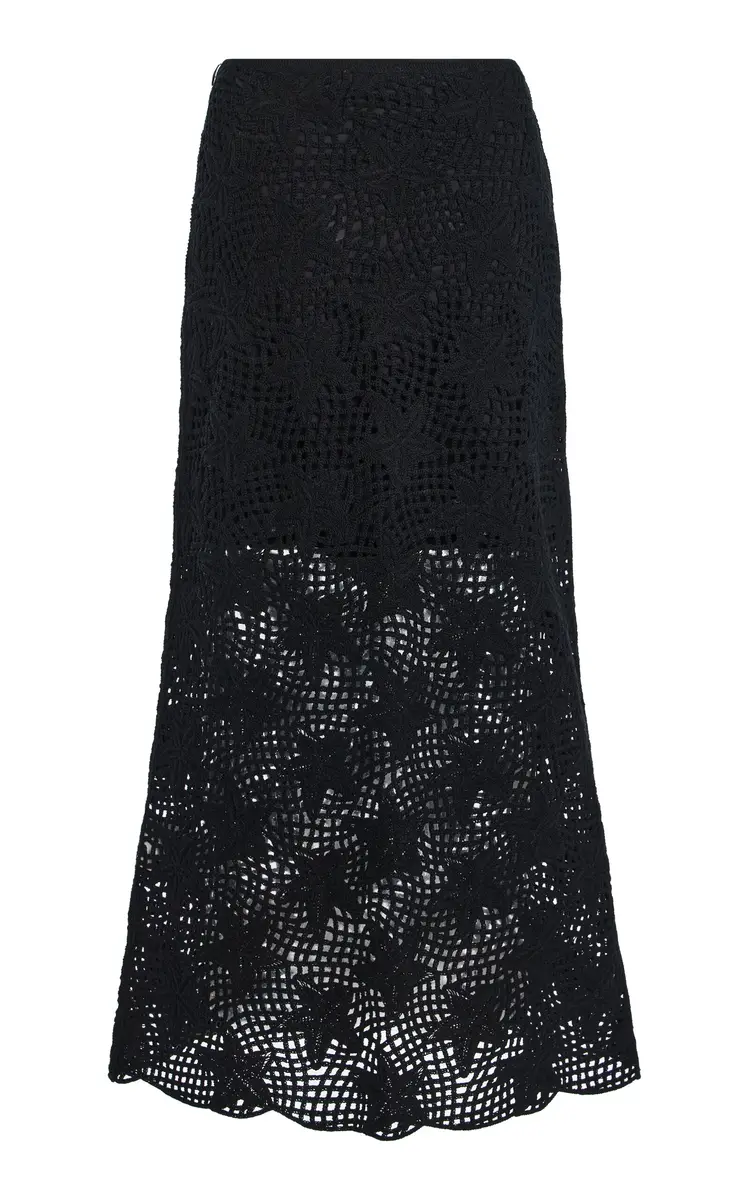 By Malene Birger Roz Cotton Crochet Midi Skirt | Thumbnail 5 By Malene Birger Roz Cotton Crochet Midi Skirt | Thumbnail 5