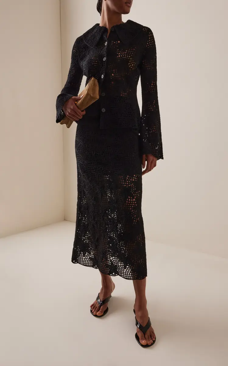 By Malene Birger Gwenevere Cotton Crochet Top | Thumbnail 3