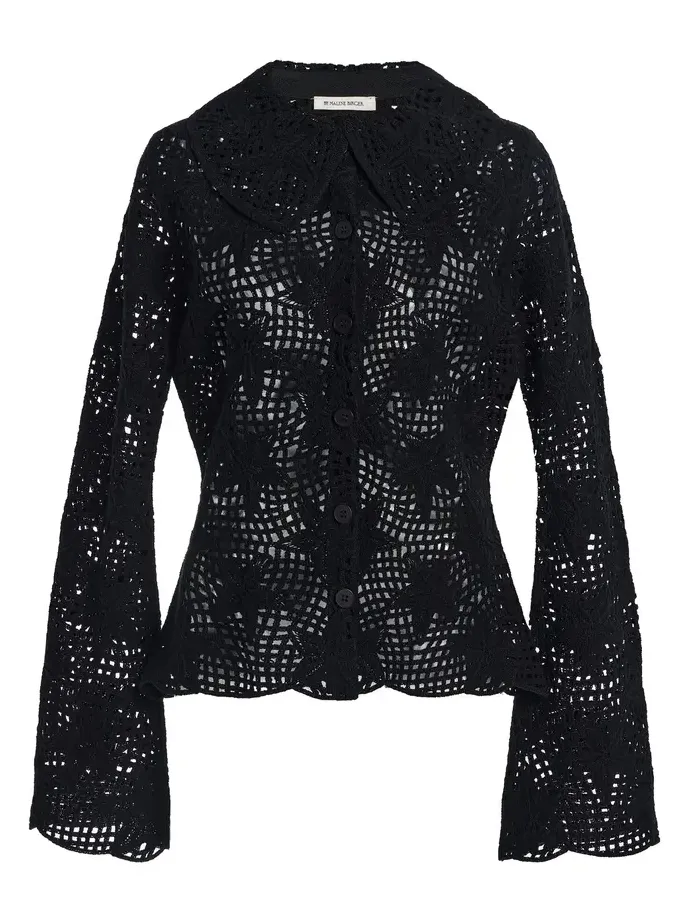 Gwenevere Cotton Crochet Top