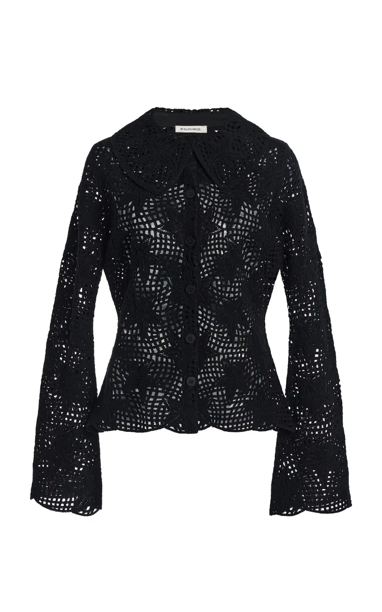 By Malene Birger Gwenevere Cotton Crochet Top | Image 1 By Malene Birger Gwenevere Cotton Crochet Top | Image 1