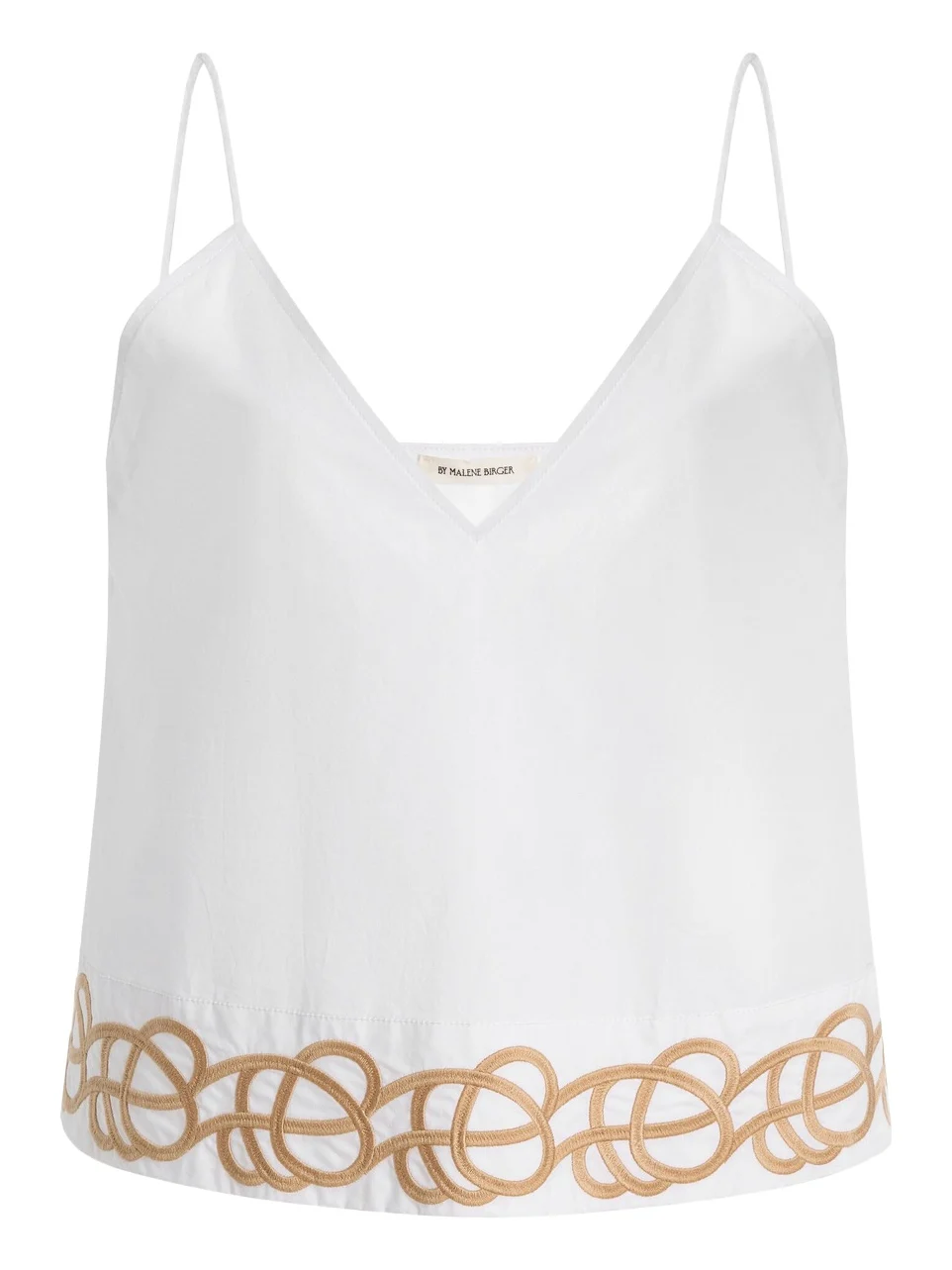 Jennie Embroidered Cotton Vest
