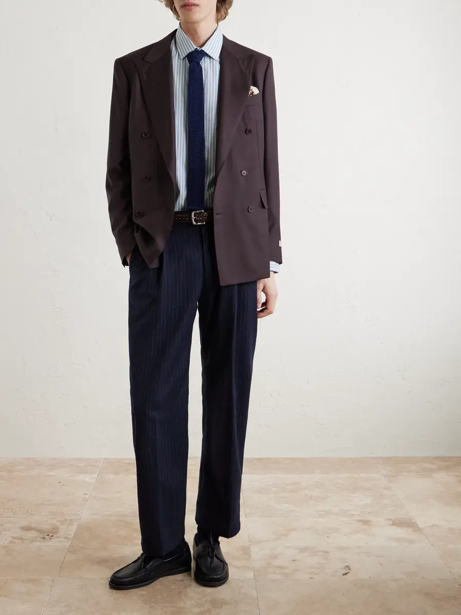 Charvet Striped Cotton-Poplin Shirt - Men | Thumbnail 3