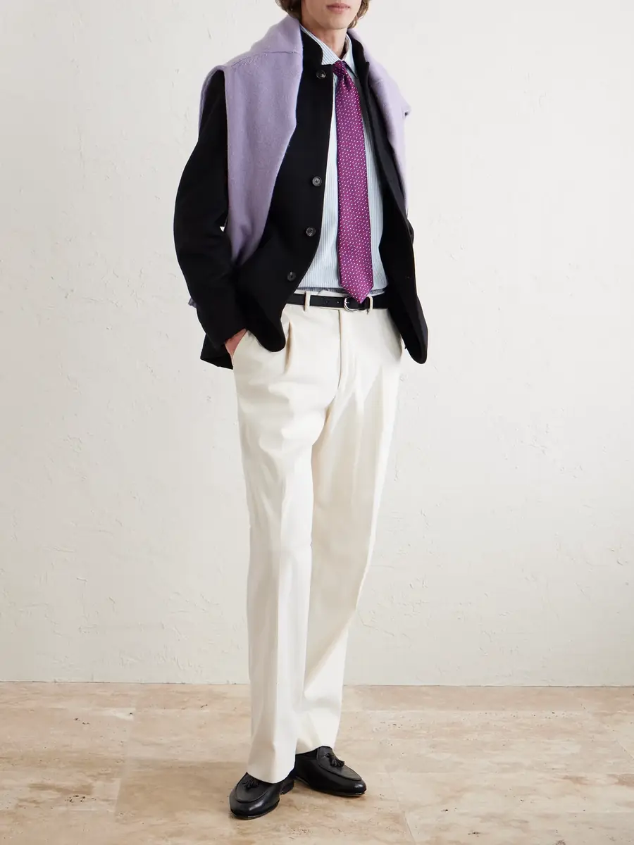 Charvet Striped Cotton-Poplin Shirt - Men | Thumbnail 3