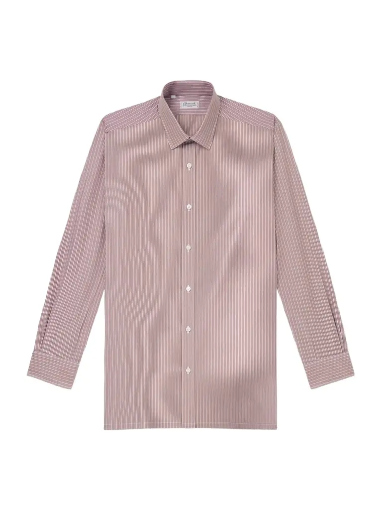 Striped Cotton-Poplin Shirt - Men Striped Cotton-Poplin Shirt - Men