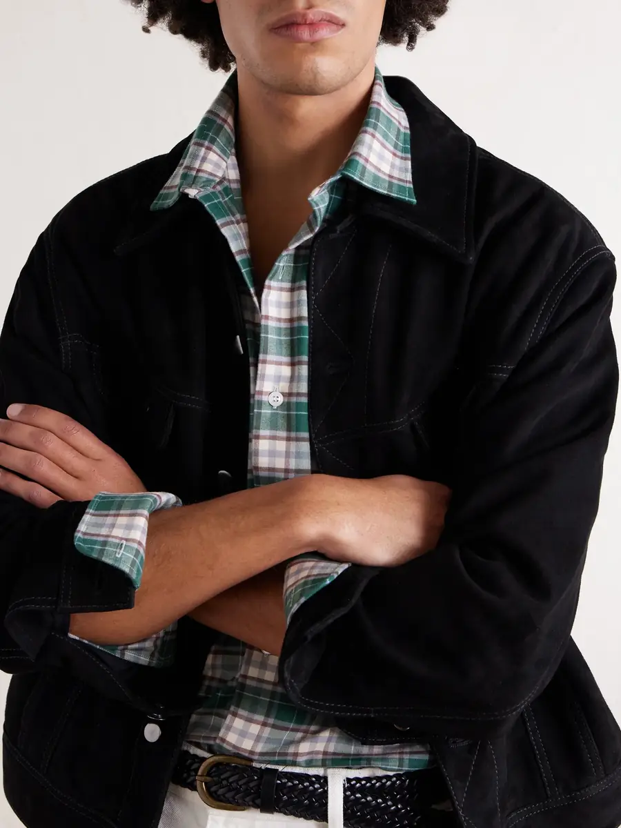 Charvet Checked Cotton-Flannel Shirt - Men | Thumbnail 6 Charvet Checked Cotton-Flannel Shirt - Men | Thumbnail 6