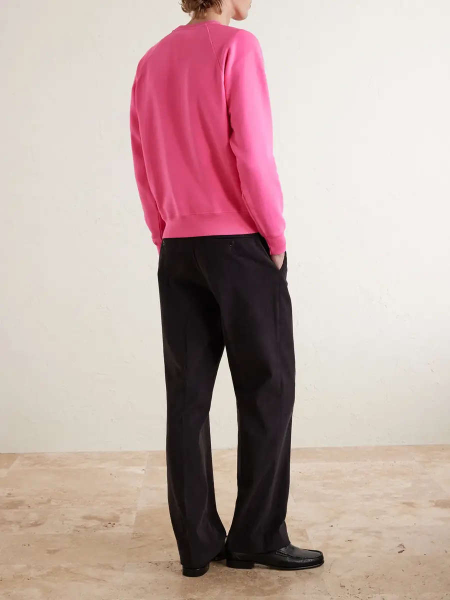 Tom Ford Organic Cotton-Jersey Sweatshirt - Men | Thumbnail 4