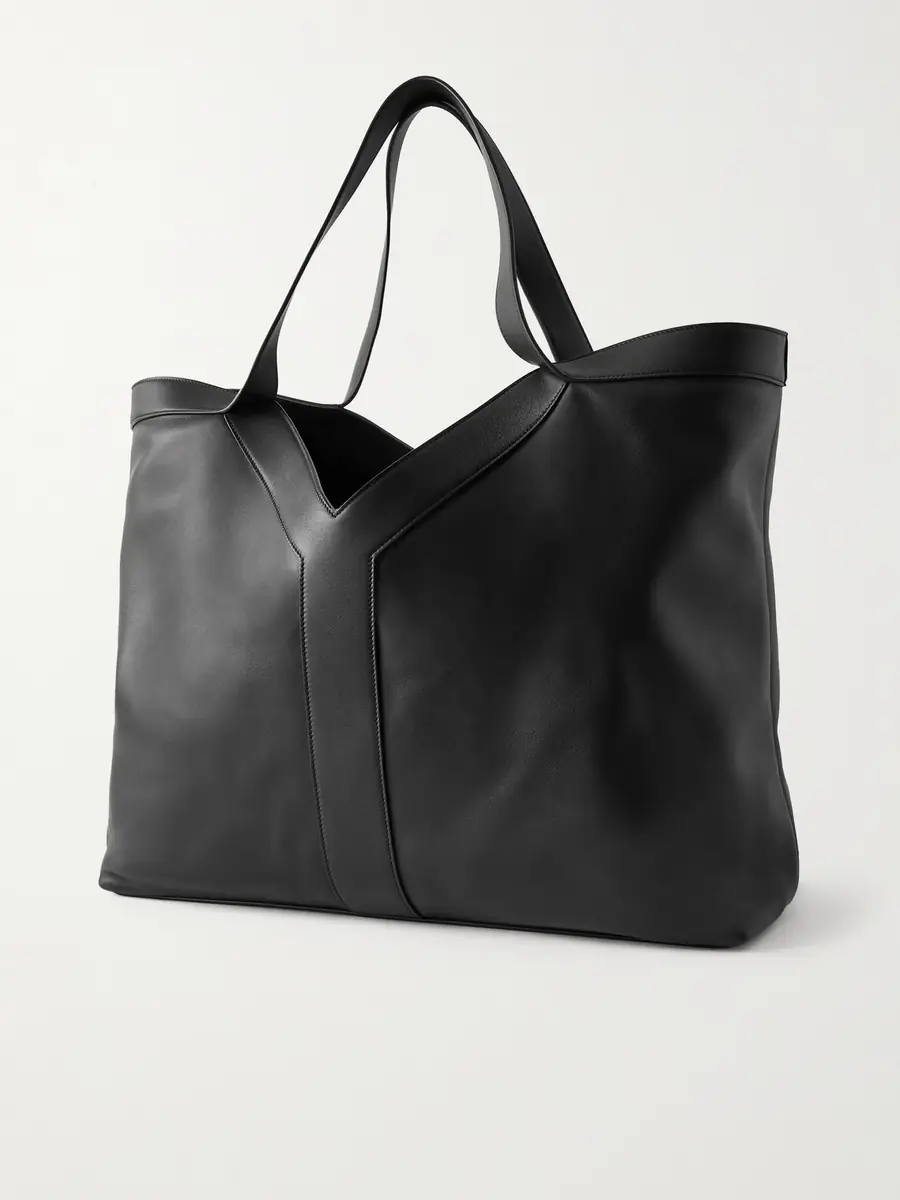 Saint Laurent Marais Leather Tote Bag - Men | Thumbnail 4 Saint Laurent Marais Leather Tote Bag - Men | Thumbnail 4