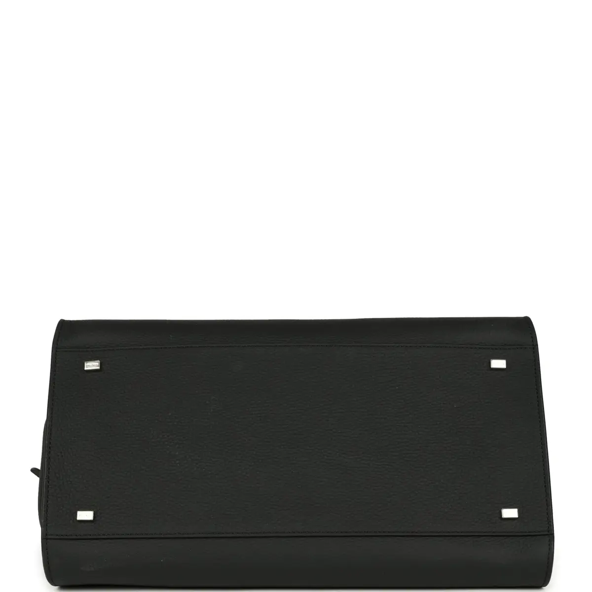The Row The Row Soft Margaux 15 Bag Black Calfskin Silver Hardware | Thumbnail 7 The Row The Row Soft Margaux 15 Bag Black Calfskin Silver Hardware | Thumbnail 7