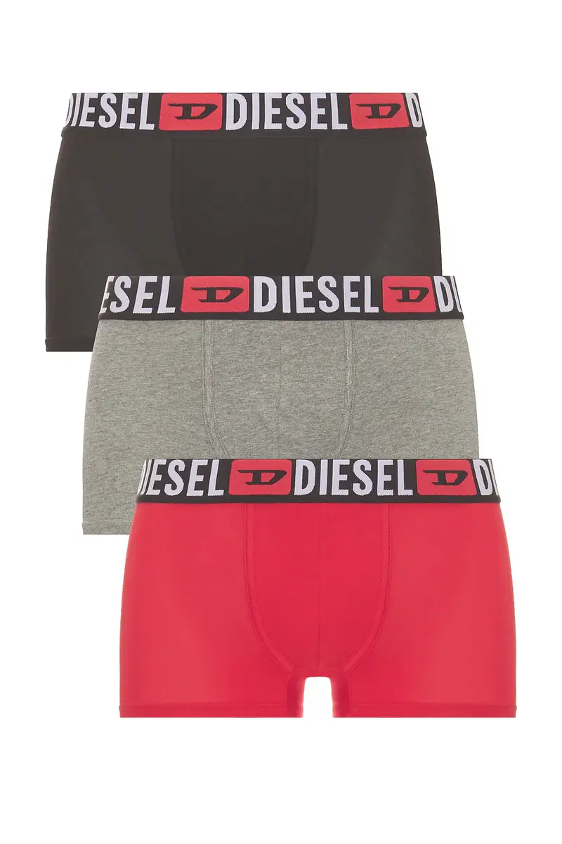 Diesel Three-Pack All Over Logo Waist Boxers | Thumbnail 3