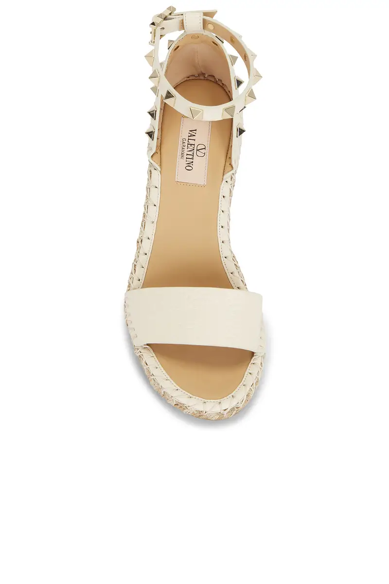 Valentino Garavani Rockstud Wedge Espadrille | Thumbnail 4 Valentino Garavani Rockstud Wedge Espadrille | Thumbnail 4