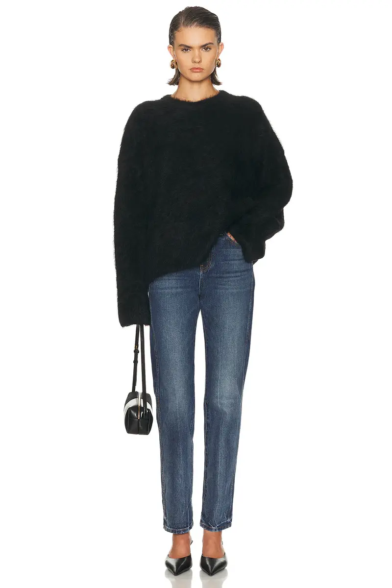 TOTEME Boxy Alpaca Knit Sweater | Thumbnail 4