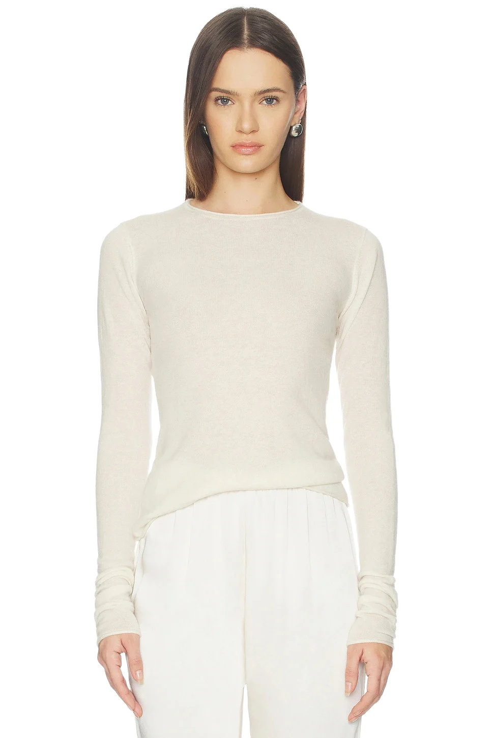 Sheer Cashmere Long Sleeve Top Sheer Cashmere Long Sleeve Top