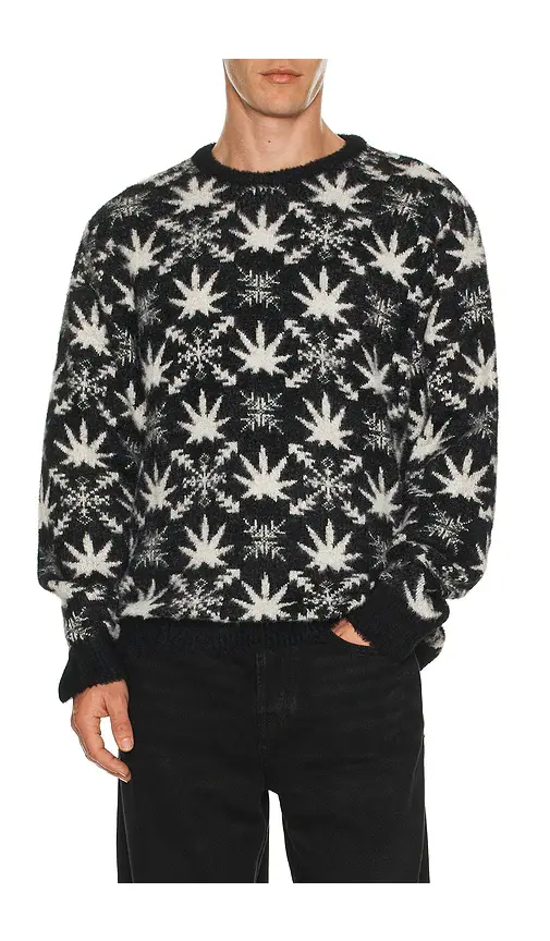 HUF Arctic Plantlife Crewneck Sweater | Image 1 HUF Arctic Plantlife Crewneck Sweater | Image 1