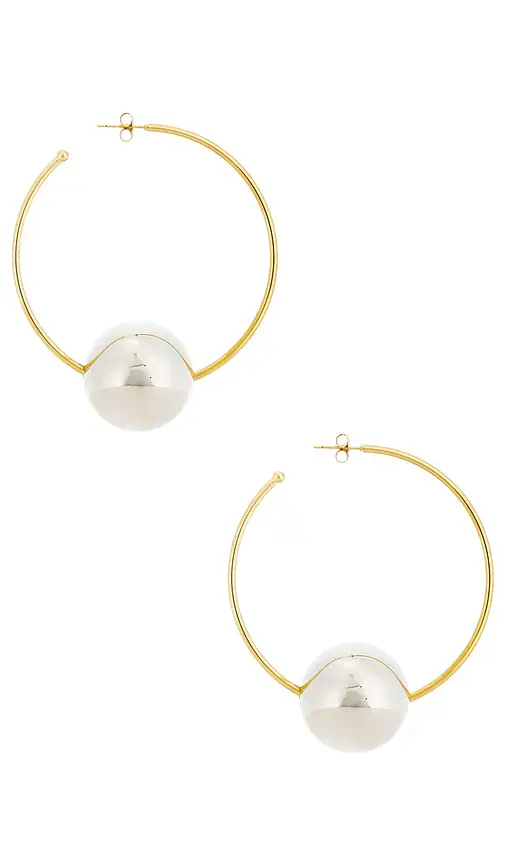 Isabel Marant Elina Large Hoop Earrings | Thumbnail 2 Isabel Marant Elina Large Hoop Earrings | Thumbnail 2