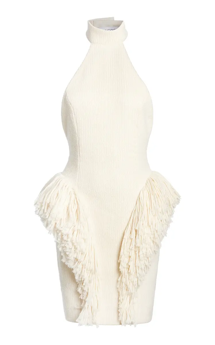 FRANÇOISE Bia Halter Tweed Cotton Dress | Image 1 FRANÇOISE Bia Halter Tweed Cotton Dress | Image 1