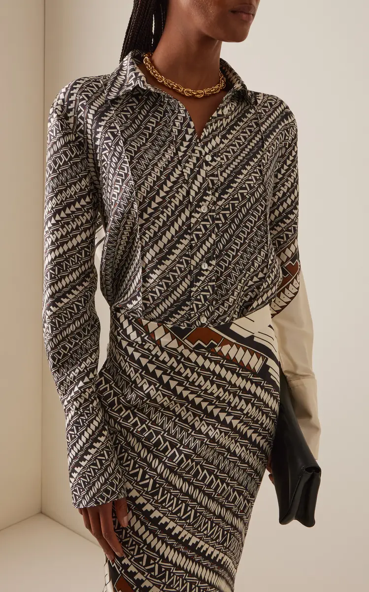 Heirlome Alex Jurado-Printed Silk Shirt | Thumbnail 2 Heirlome Alex Jurado-Printed Silk Shirt | Thumbnail 2