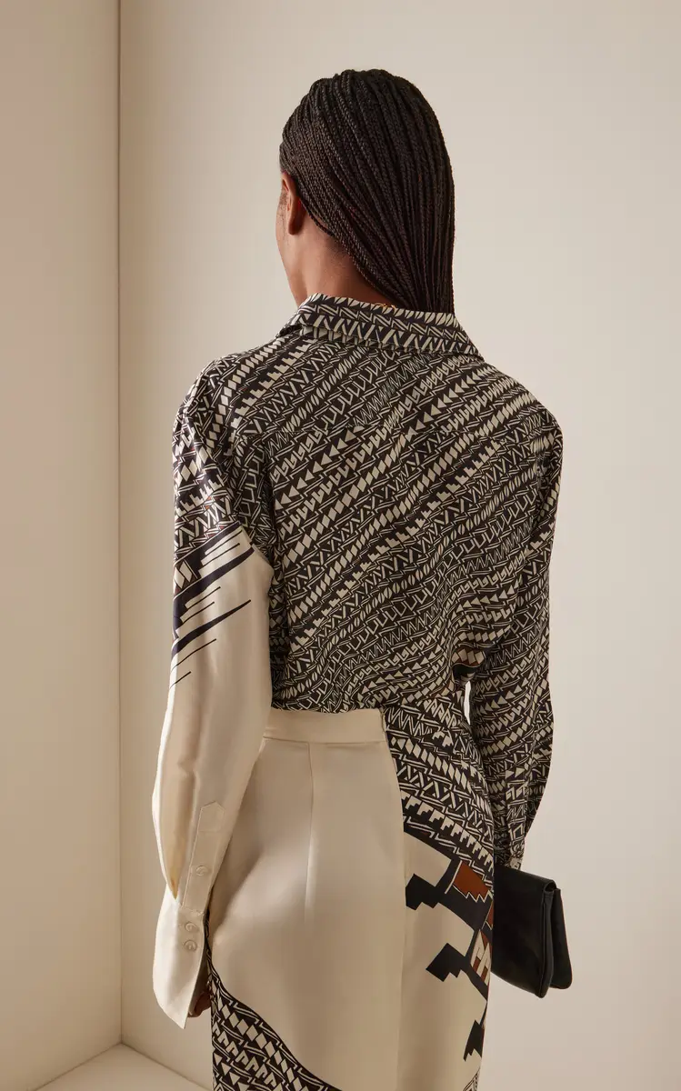 Heirlome Alex Jurado-Printed Silk Shirt | Thumbnail 4 Heirlome Alex Jurado-Printed Silk Shirt | Thumbnail 4