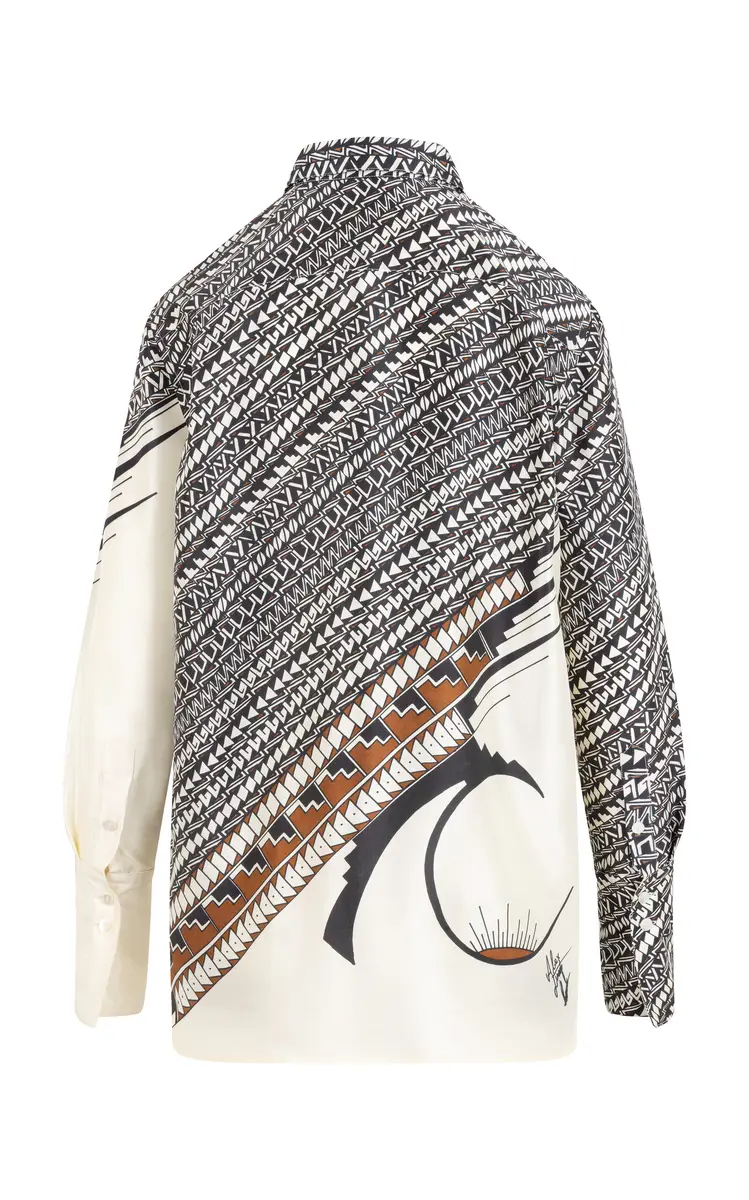 Heirlome Alex Jurado-Printed Silk Shirt | Thumbnail 5 Heirlome Alex Jurado-Printed Silk Shirt | Thumbnail 5