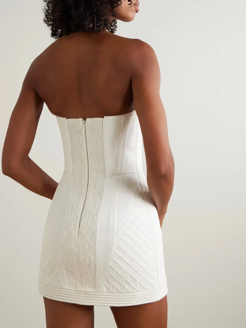 Zimmermann Rebellion Strapless Cotton Mini Dress | Thumbnail 3
