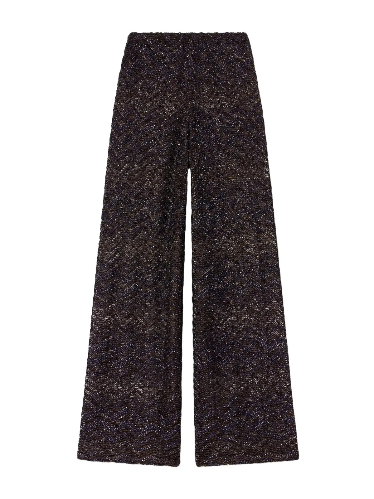 Sequin-embellished Crochet-knit Wide-leg Pants Sequin-embellished Crochet-knit Wide-leg Pants