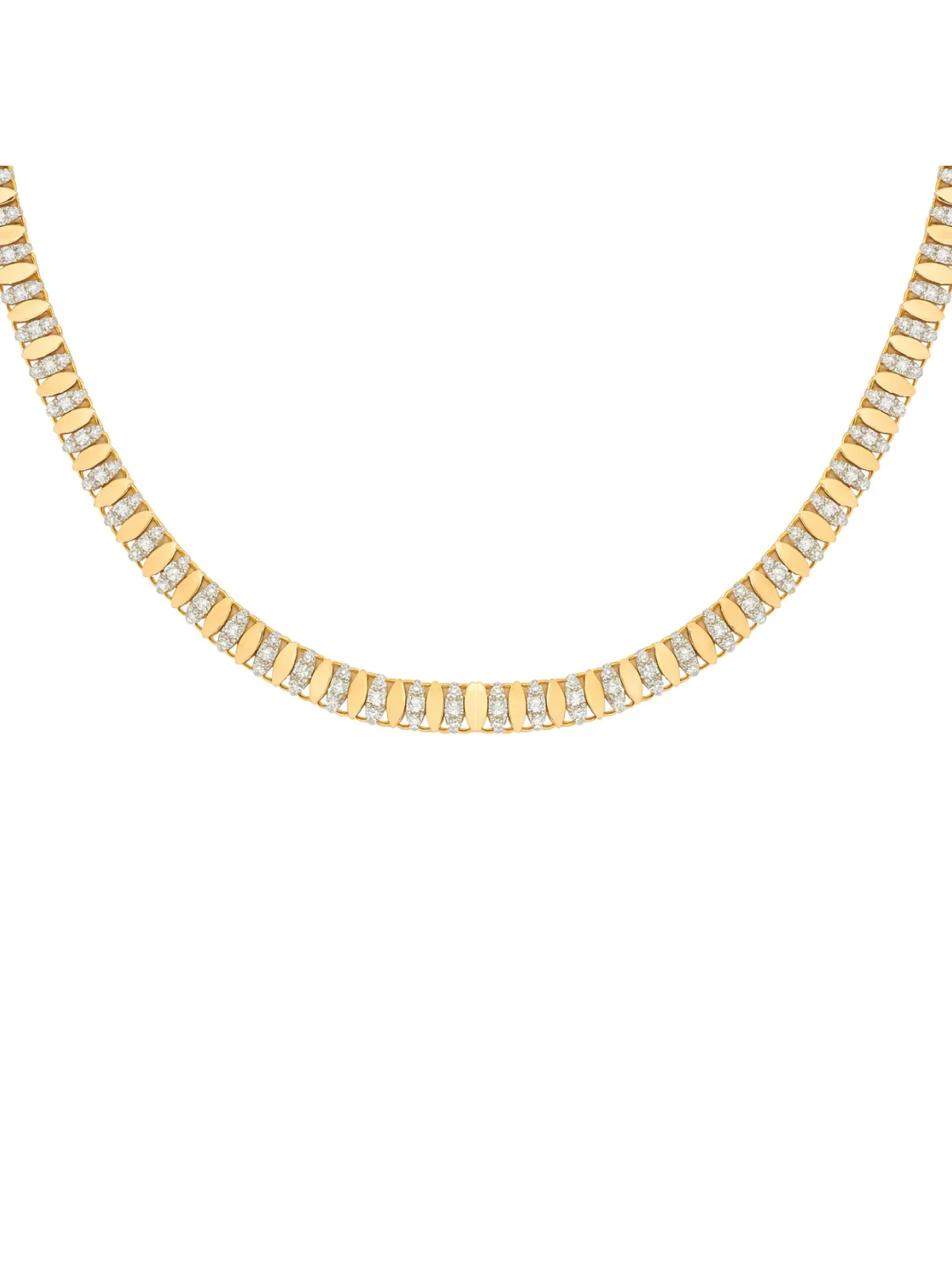 4.83ct Diamond 14K Gold Necklace