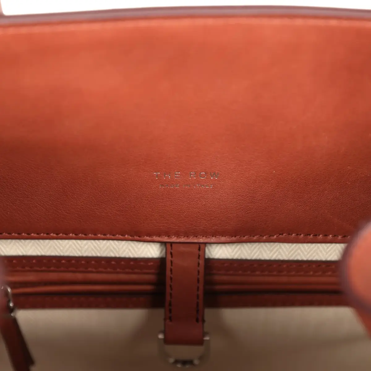 The Row The Row Soft Margaux 15 New Burgundy Saddle Silver Hardware | Thumbnail 12 The Row The Row Soft Margaux 15 New Burgundy Saddle Silver Hardware | Thumbnail 12