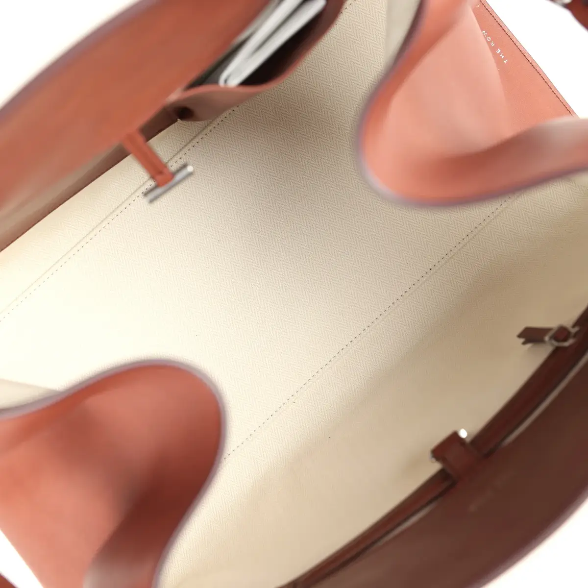 The Row The Row Soft Margaux 15 New Burgundy Saddle Silver Hardware | Thumbnail 9 The Row The Row Soft Margaux 15 New Burgundy Saddle Silver Hardware | Thumbnail 9