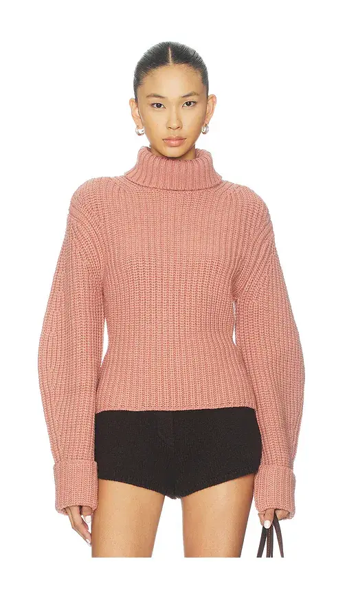 Lovers and Friends Aimee Mock Neck Sweater