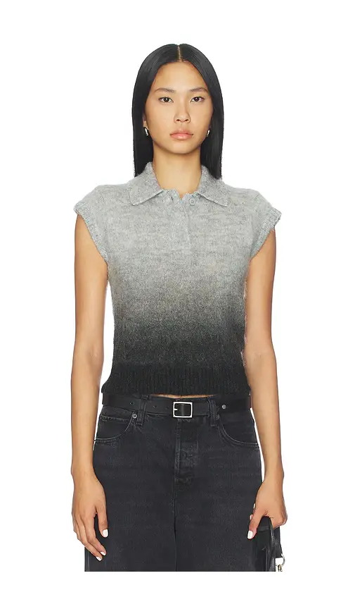 Aligne Lexi Knitted Polo Top | Image 1 Aligne Lexi Knitted Polo Top | Image 1