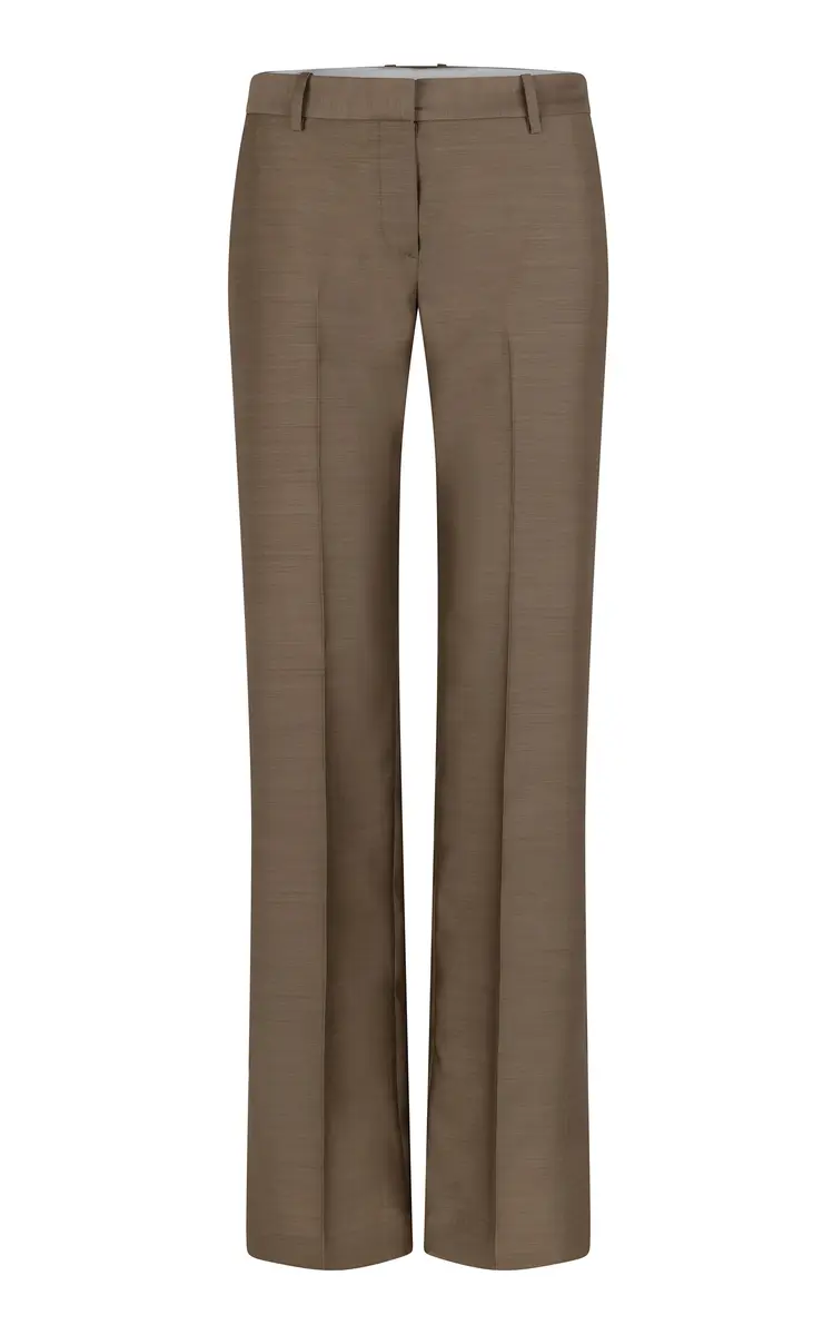 Heirlome Petula Mid-Rise Straight-Leg Silk Trouser | Thumbnail 5