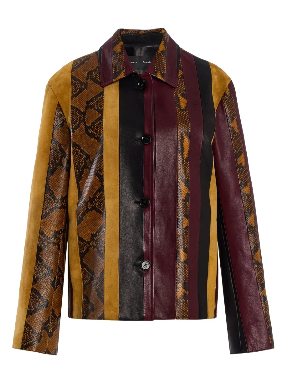 Sirine Pieced Leather Jacket Sirine Pieced Leather Jacket