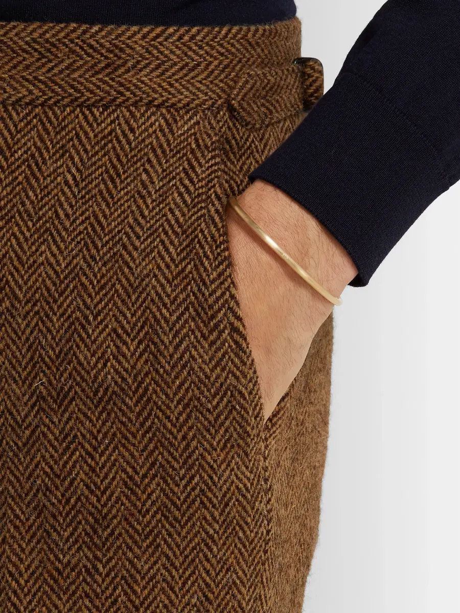 LE GRAMME Le 17 Brushed 18-Karat Gold Cuff - Men | Thumbnail 2