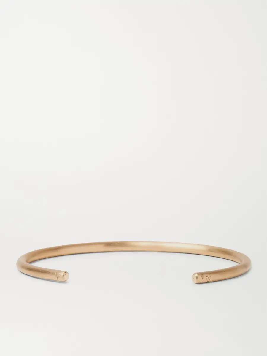 LE GRAMME Le 17 Brushed 18-Karat Gold Cuff - Men | Thumbnail 3