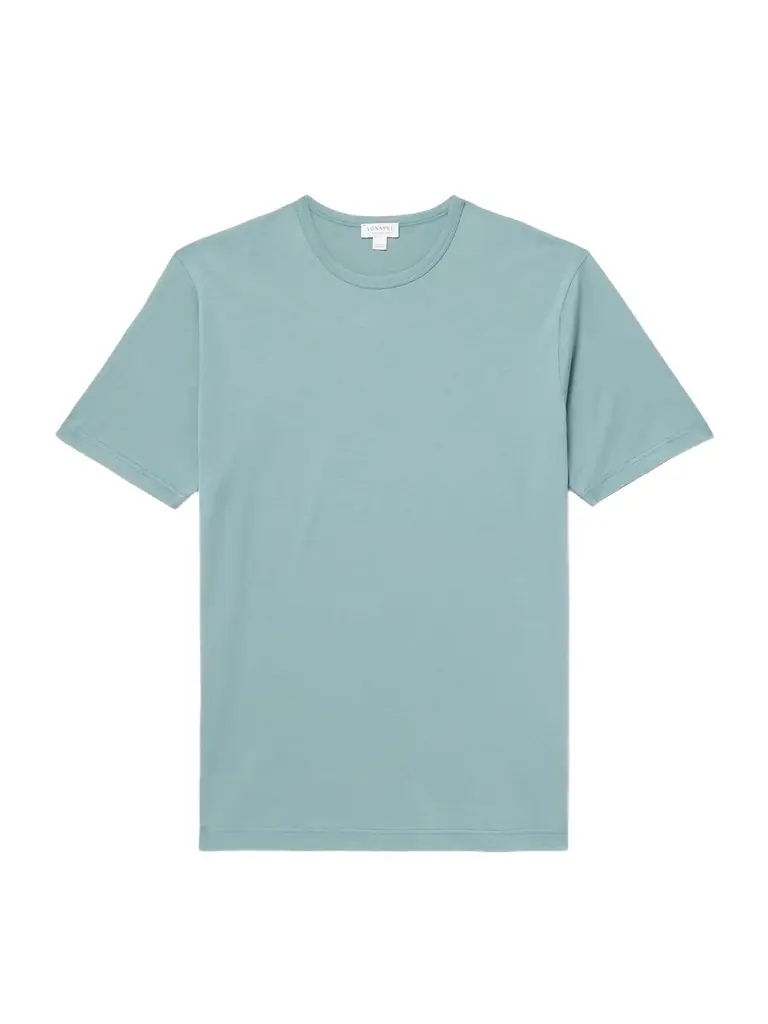 Sunspel Slim-Fit Supima Cotton-Jersey T-Shirt - Men | Image 1 Sunspel Slim-Fit Supima Cotton-Jersey T-Shirt - Men | Image 1