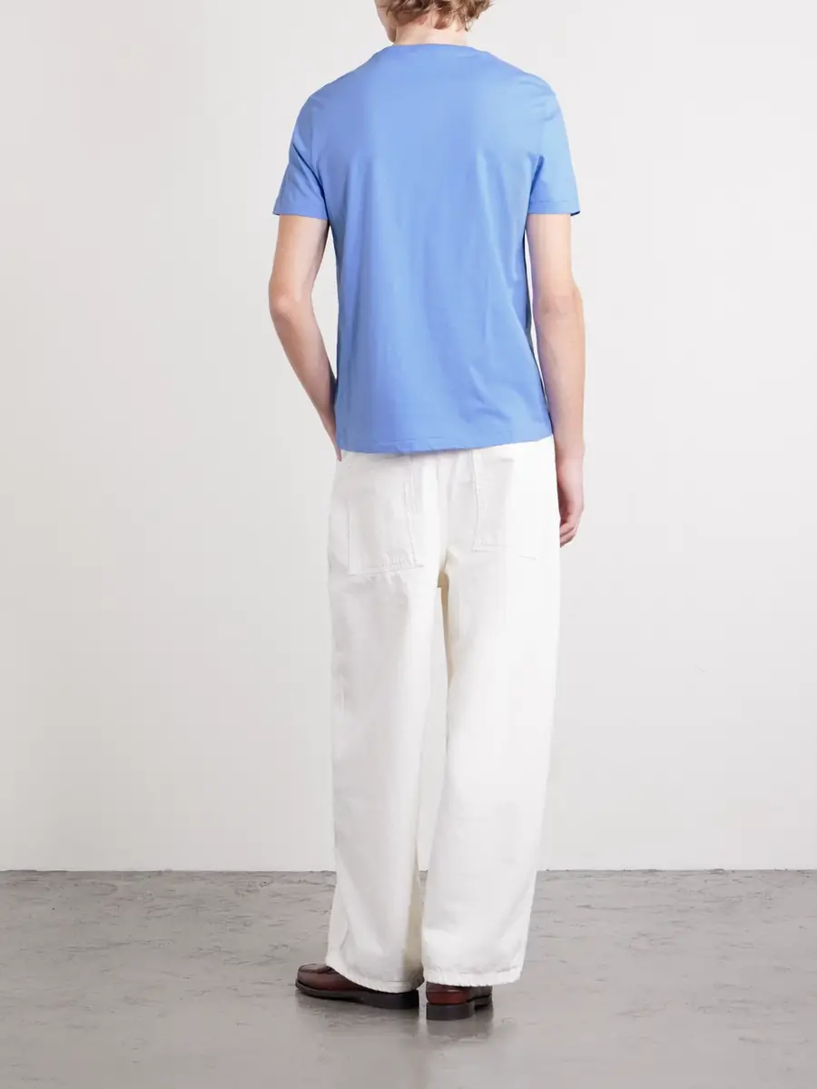 Polo Ralph Lauren Logo-Embroidered Cotton-Jersey T-Shirt - Men | Thumbnail 4